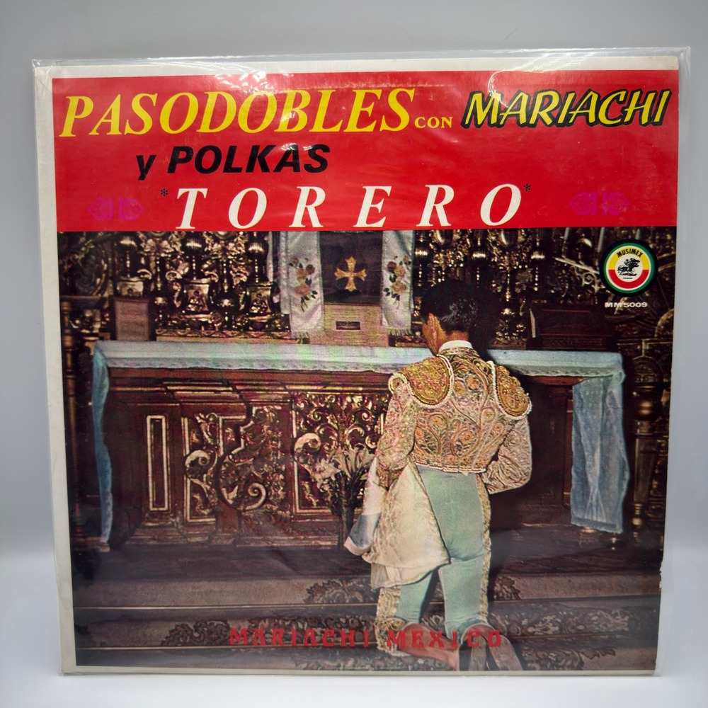 Mariachi Mexico de Pepe Villa Pasodobles y Polkas Vinyl LP Musimex MM5009 Torero